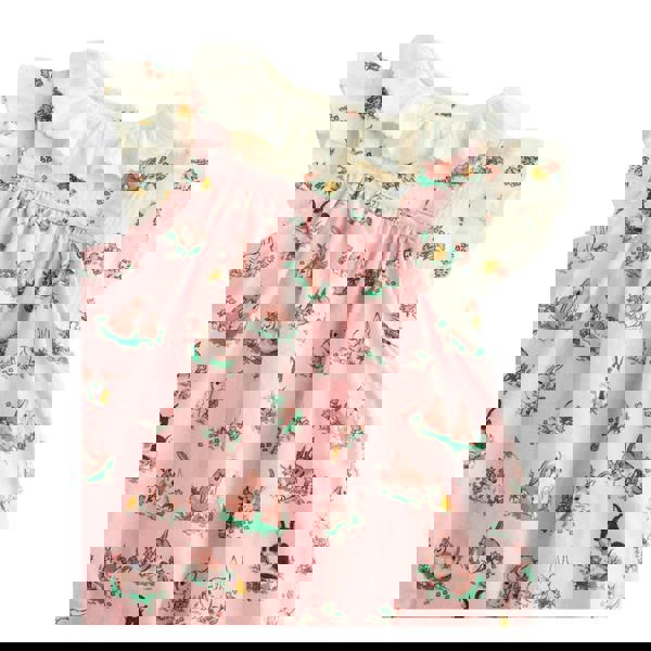 Cath Kidston Baby Girls Floral Jersey Romper Set - Pink - 