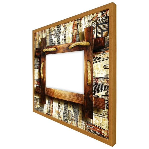 Benjamin Tate Design Rustic egyptian wooden frame (picture Frame)