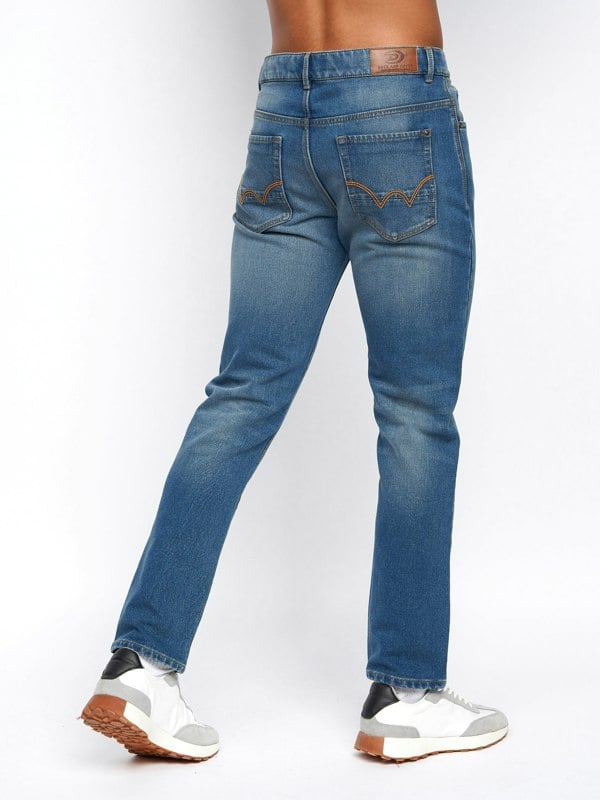 Duck and Cover Pentworth Knitted Jean Stone Wash
