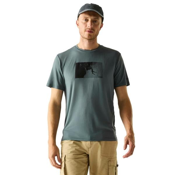 Regatta Mens Fingal Sunset Stretch T-Shirt - Dark Storm - 