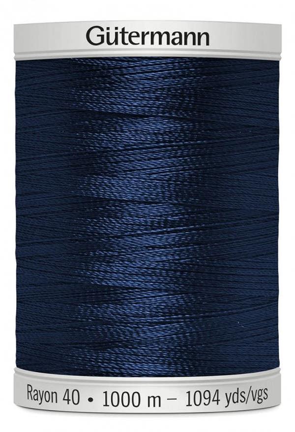 Gutermann No 40 Sulky Rayon Embroidery Thread 1000m Rayon Thread Suitable For Embroidery