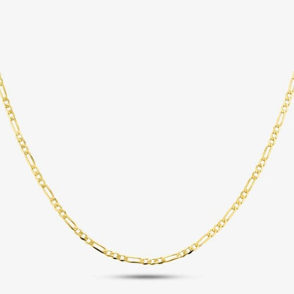 T. H. Baker 9ct Yellow Gold Figaro Chain SFFP-240-9Y