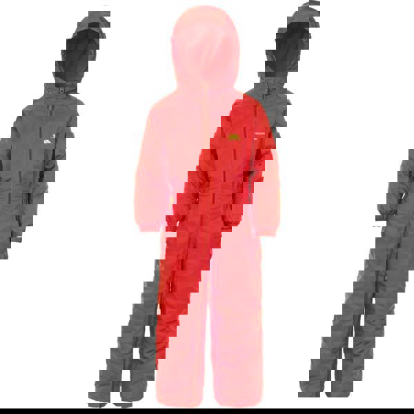 Trespass Baby Unisex Dripdrop Padded Waterproof Rain Suit - Signal Red