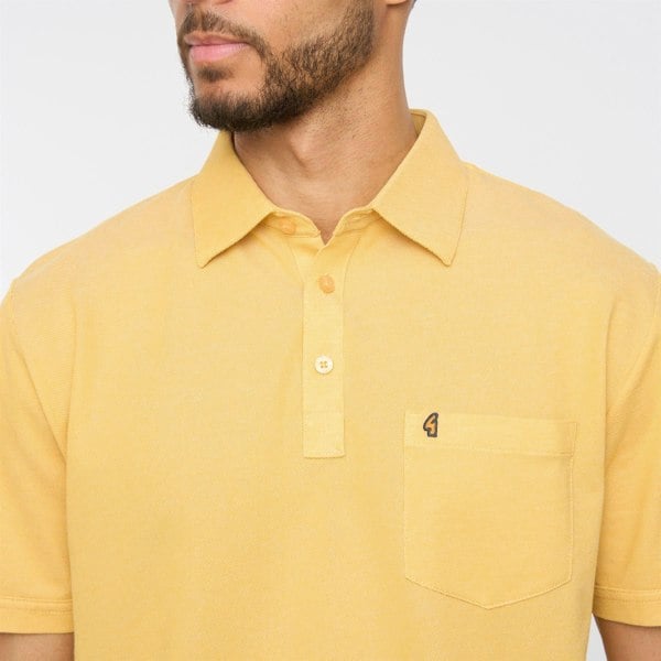 Gabicci G52Z17 Mens Short Sleeve Oxford Jersey Polo Shirt Gabicci Classic - SUNBEAM