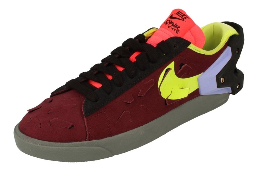 Nike Blazer Low / Acronym Mens Trainers Dn2067  600 - Night Maroon Lemon Venom Black 600 - Photo 0