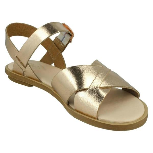 Clarks Ladies Clarks Casual Sandals Willow Gild