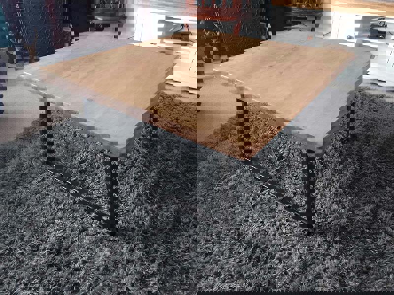 TRL Furniture Sleek & Slender Rustic Coffee Table