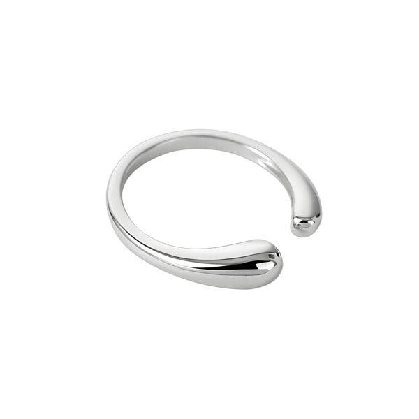 Gold Trip Open Drop Ring in Gold or Rhodium