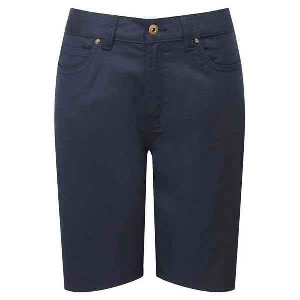 Premier Womens/Ladies Performance Casual Shorts - Navy