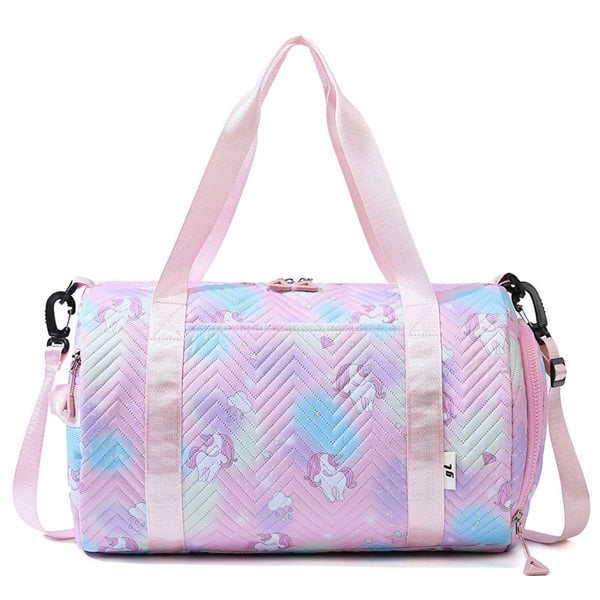 Anymom Mommy Baby Changing Bag Pink Unicorn Waterproof Shoulder Bag