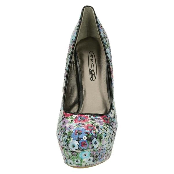 Spot On Ladies Spot On Platform Stilletto Shoe