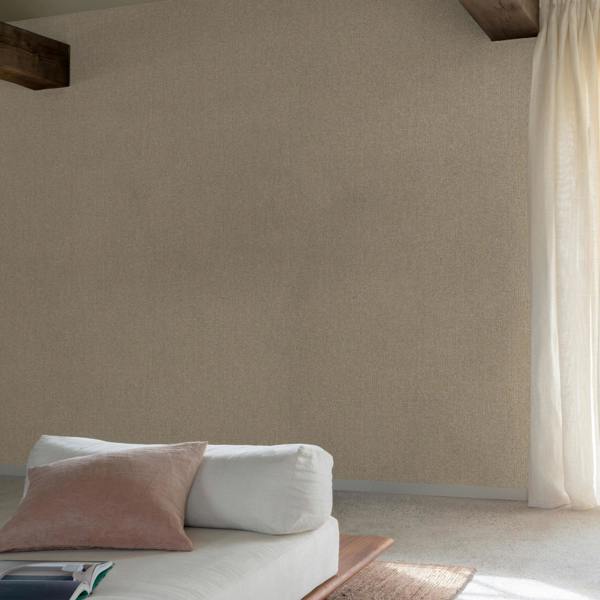 Grandeco Boutique Monroy Semi Plain Effect Luxury Weight Embossed Wallpaper, Sand
