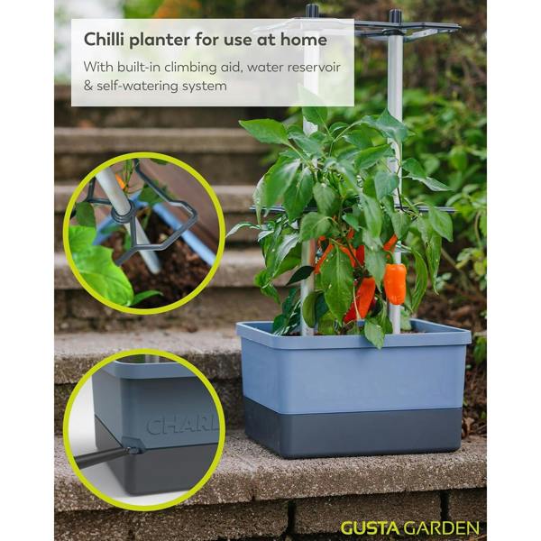 CHARLY CHILI Chili pot with water tank & climbing system