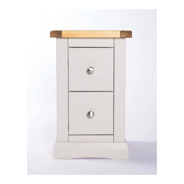 Loreo 2 Drawer Petite Bedside Table