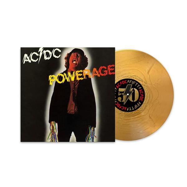 AC/DC 'Powerage' (50th Anniversary) LP Gold Vinyl