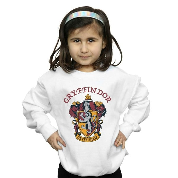 Harry Potter Girls Gryffindor Cotton Sweatshirt - White