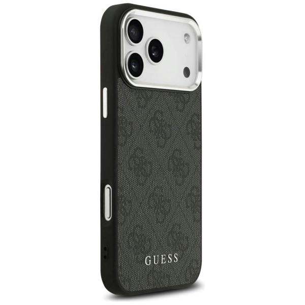 Guess 4G Classic Logo Case with MagSafe for iPhone 17 Pro Max 6.9" Black - GUHMP17XP4GSSMCK