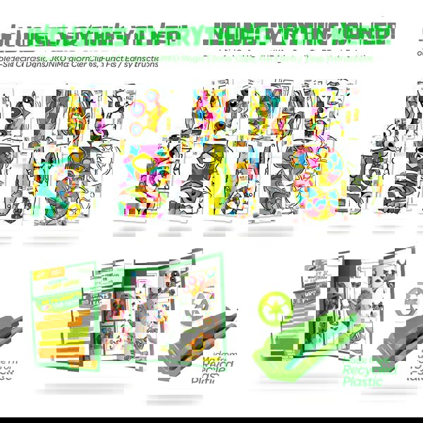 JUNKO - Create Your Own Alien Head - Popular Stocking Filler - Make a Cardboard Alien to Wear!