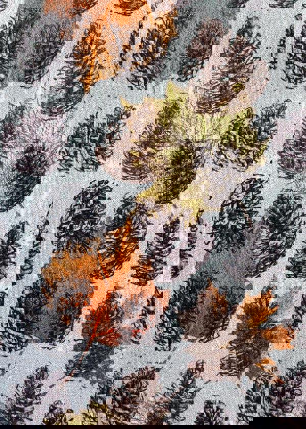 Jemsox White Fall Autumn Leaves Novelty Ladies Socks