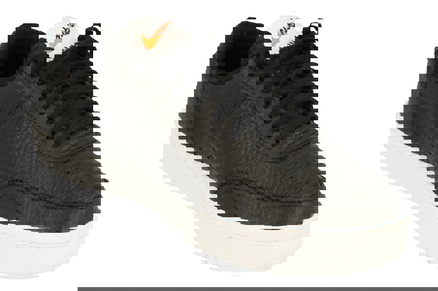 Nike Womens Court Vintage Prem Trainers Cw1067  002 - Black White Total Orange 002 - Photo 3