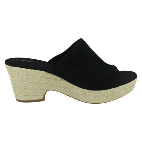 Clarks Ladies Clarks Espadrille Style Wedge Sandals Maritsa Mule