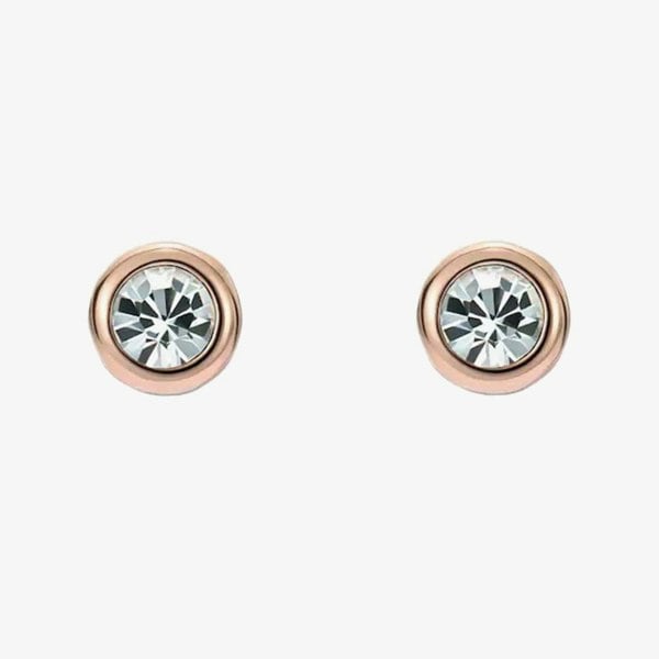 Ted Baker Sinaa Rose Gold Tone Mini Crystal Stud Earrings TBJ3124-24-02