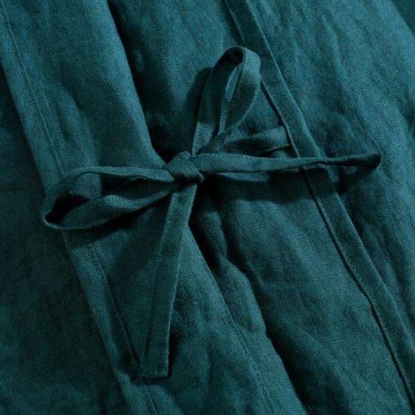 Soak&Sleep Atlantic Blue French Linen Bed Set