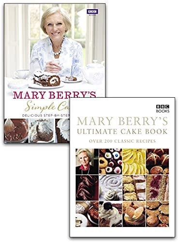 Mary Berry's Ultimate Simple Cake 2 Books Set Over 200 Classic Delicious Step by Step Recipes