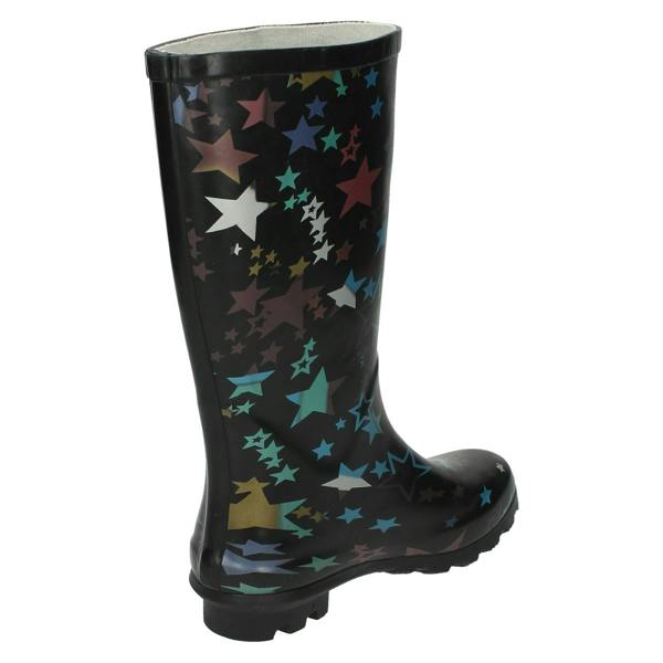 Spot On Girls Spot On Star Print Wellington Boot