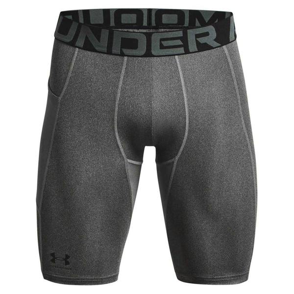 Under Armour Mens HeatGear Tight Compression Shorts - Carbon Heather - 