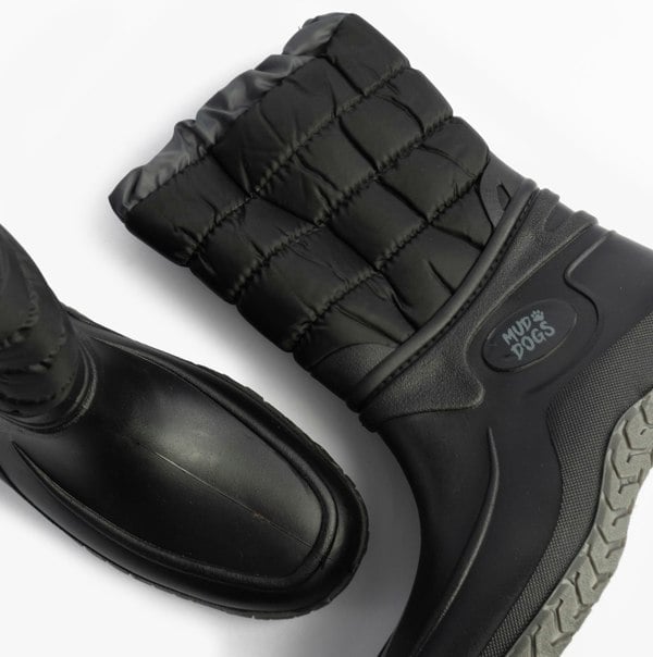 Mud Dogs NORDIC Ladies Winter Boots Black