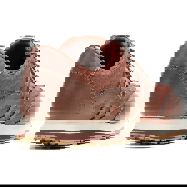 Hush Puppies Seventy8 Leather Men's Cognac Trainers