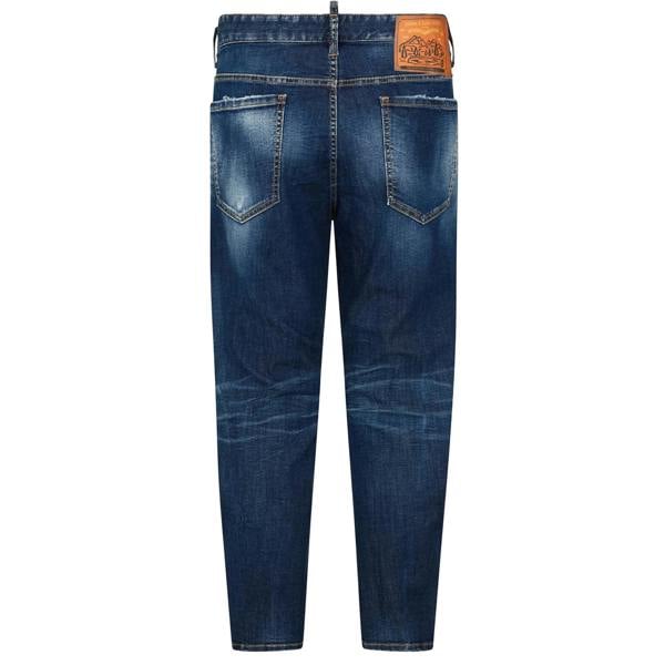 Dsquared Cool Guy Dark Wash Jeans   in  Blue