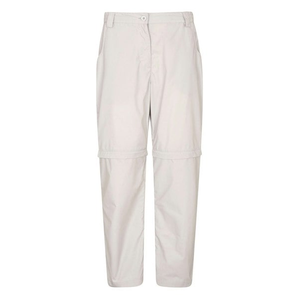 Mountain Warehouse Women's Quest Zip-Off Hiking Trousers - Light Grey