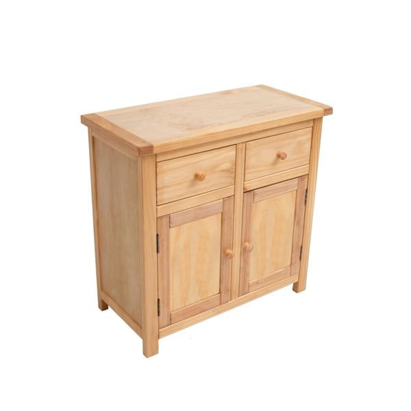 Cabinet Bits Lugo Waxed 2 Drawer 2 Door Sideboard Wood Knob
