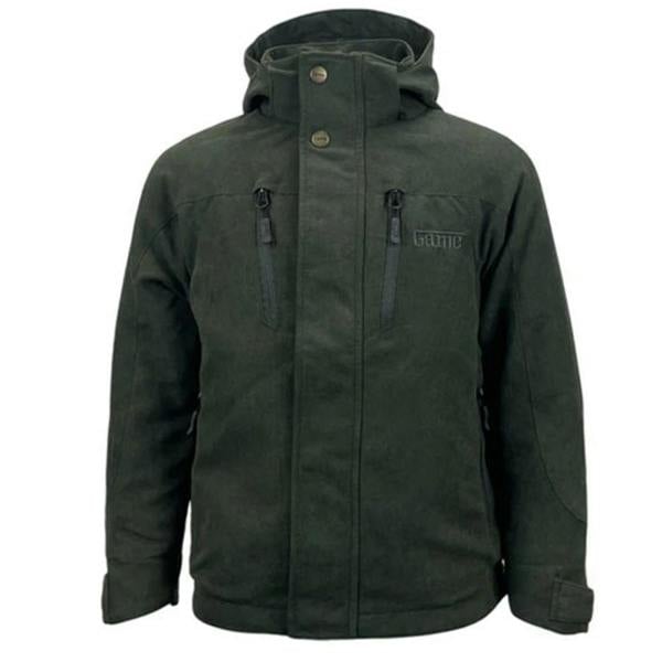 Game kids Outlander jacket in green, waterproof and windproof outdoor jacket for children