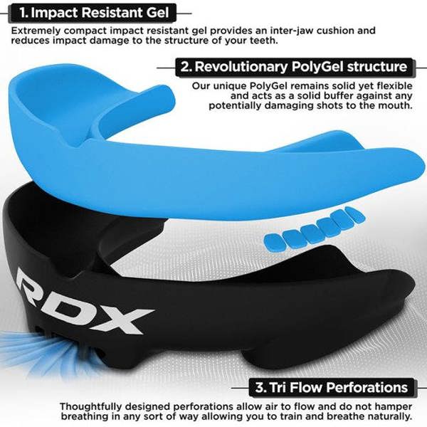 RDX Sports MOUTH GUARD ADULT BLUE