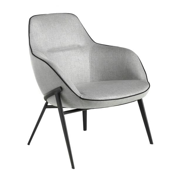 Angel Cerdá Grey Fabric Armchair 5065