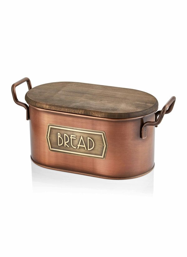 Rozi Copper Bread Bin