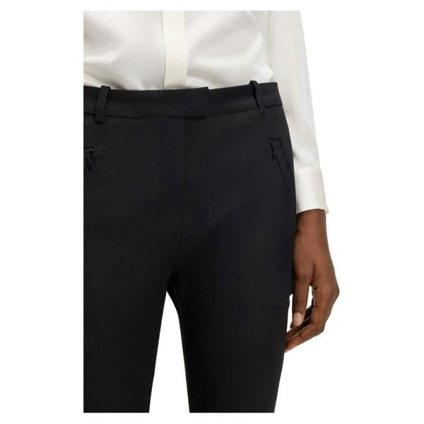 Boss Womens/Ladies Anaita Slim Trousers - Black - 