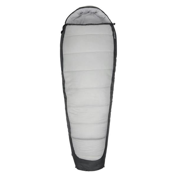 Mountain Warehouse Microlite 1400 Right Zip Winter Mummy Sleeping Bag - Dark Grey - 