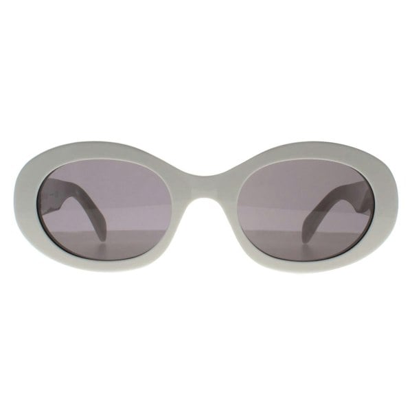 Celine Sunglasses Triomphe CL40194U 25A Ivory Smoke Grey
