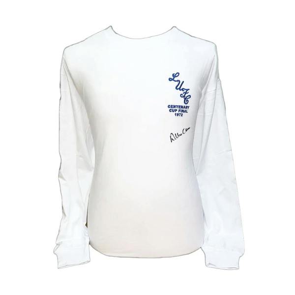 Unbranded Allan Clarke signed Leeds United FA Cup Final shirt — Unframed