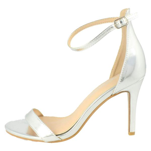 Anne Michelle Ladies Anne Michelle High Heeled Wide Fit Evening Sandals F12109