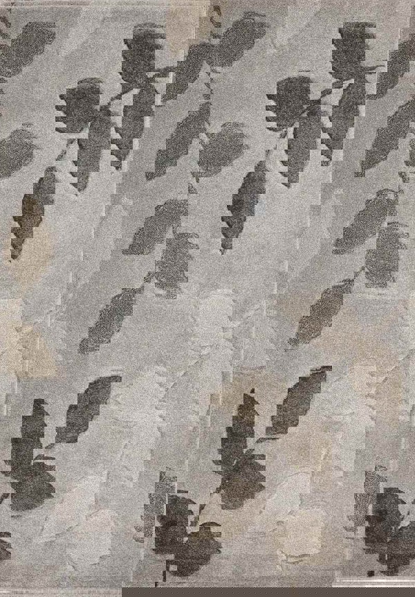 Newport Leaf Rug – Hand-Carved Floral Design