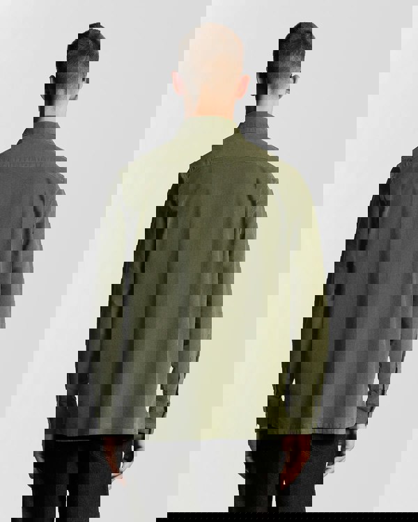 Lyle & Scott Corduroy Shirt - X848 Deep Depths - CHO - Designer Mens Regular Fit Shirts