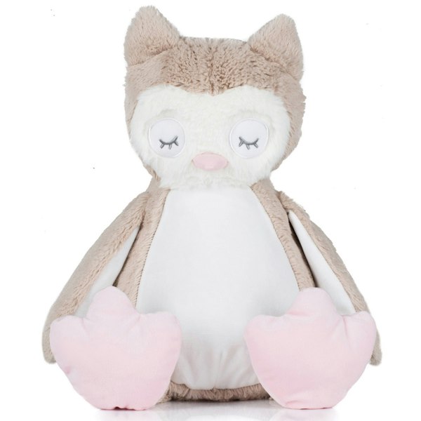 Mumbles Owl Plush Toy - Light Brown