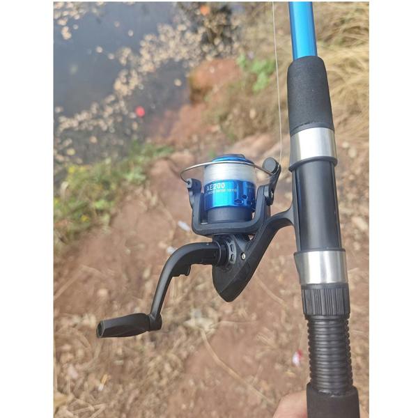 Gr8 Garden 1.8m Telescopic Fishing Rod & Spinning Reel Combo Full Tackle Kit for Beginners
