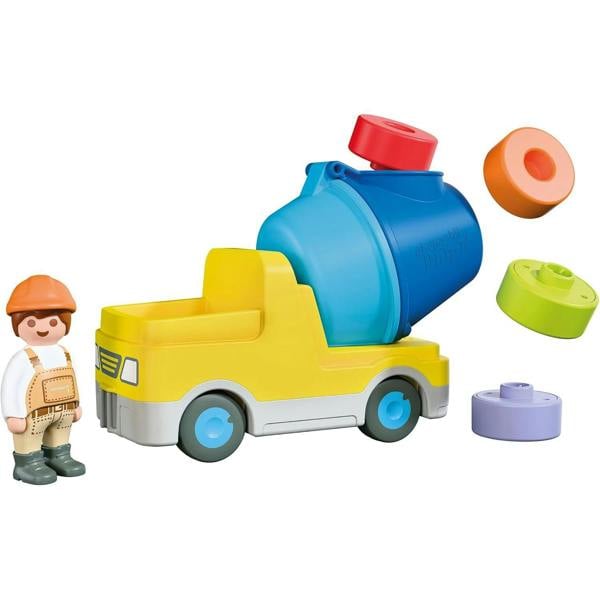 Playmobil JUNIOR: Concrete Mixer - 72083 Playset
