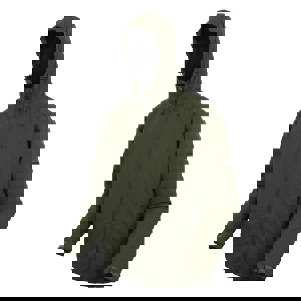 Regatta Mens Insulated Waterproof Jacket - Dark Khaki/Black - 